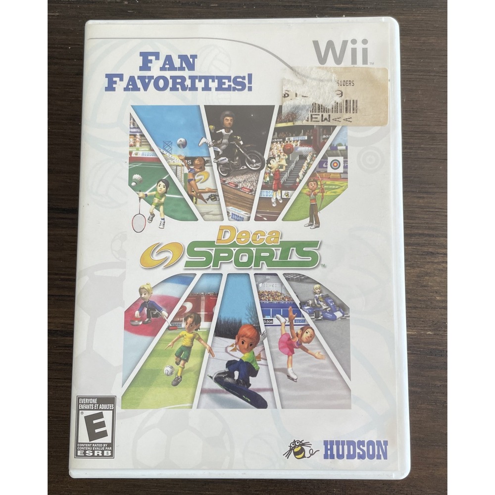 Wii Deca Sports Nintendo 2008 Complete with Manual CIB Fan Favorites Hudson